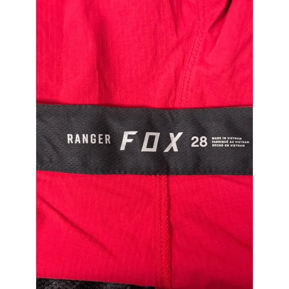 Fox Ranger Shorts 28 Mens Red Cycling MTB